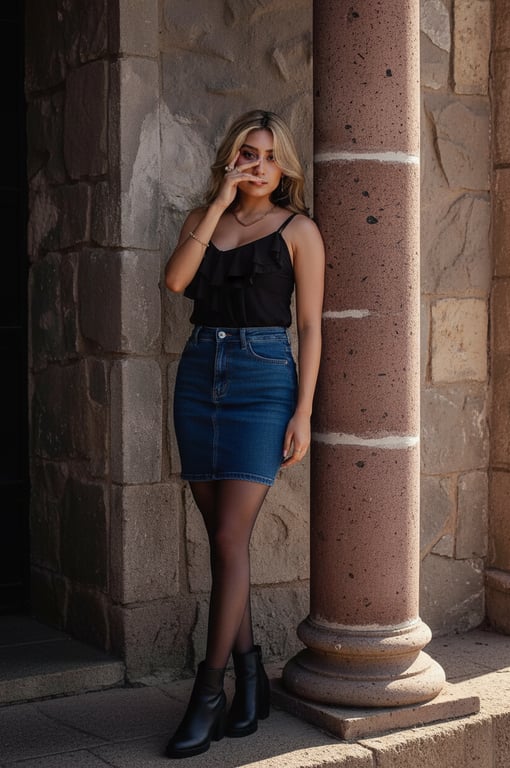 Reconstruct the full body of the person based on the original image, preserving identity, clothing, and environment. Complete the missing anatomy with realistic human proportions, stable stance, natural limb length, and seamless visual alignment from torso to feet.