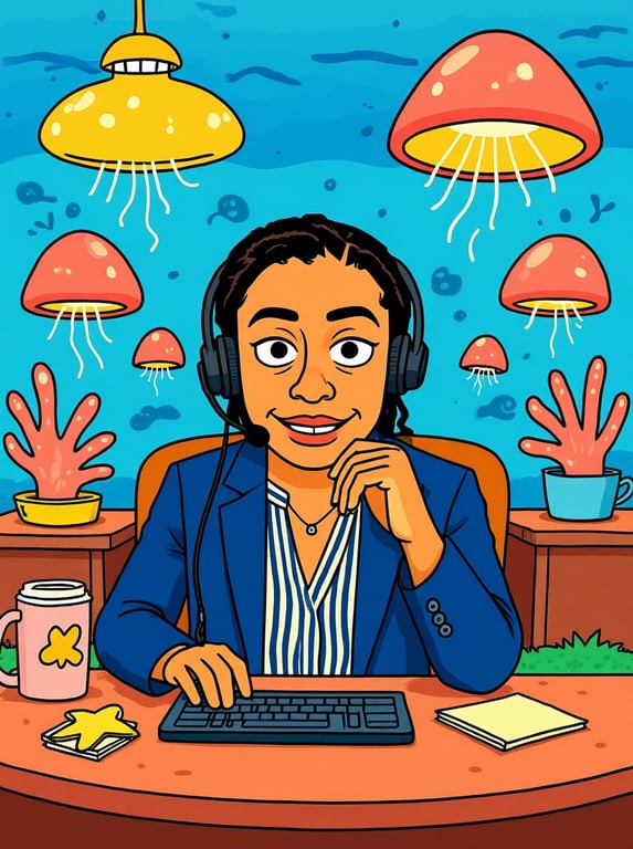 Apply a full-frame cartoon tra...