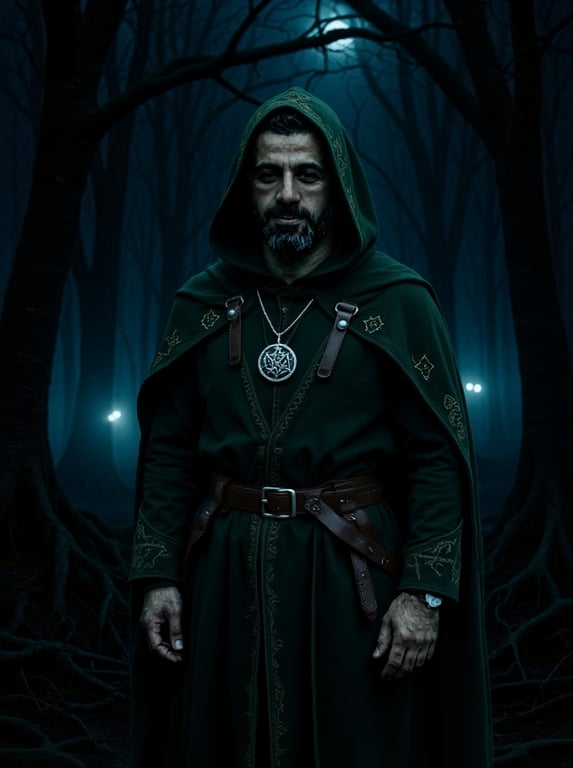 Morph this casual park portrai...