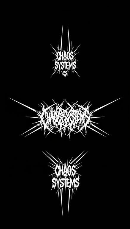 Rebuild the metal band logo as...