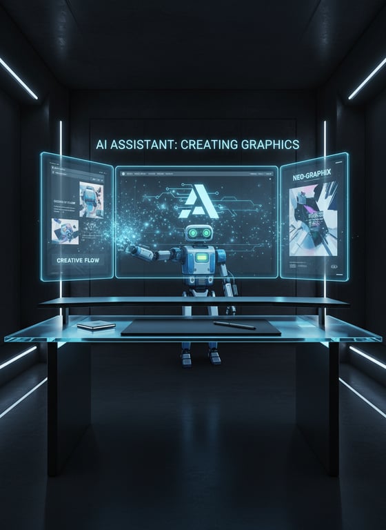 Reframe this robot-focused art...