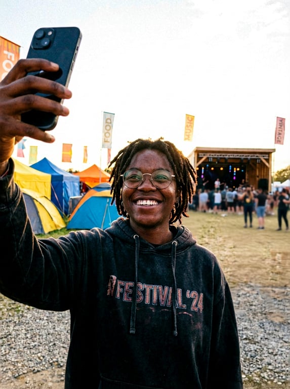 Turn this outdoor festival sna...