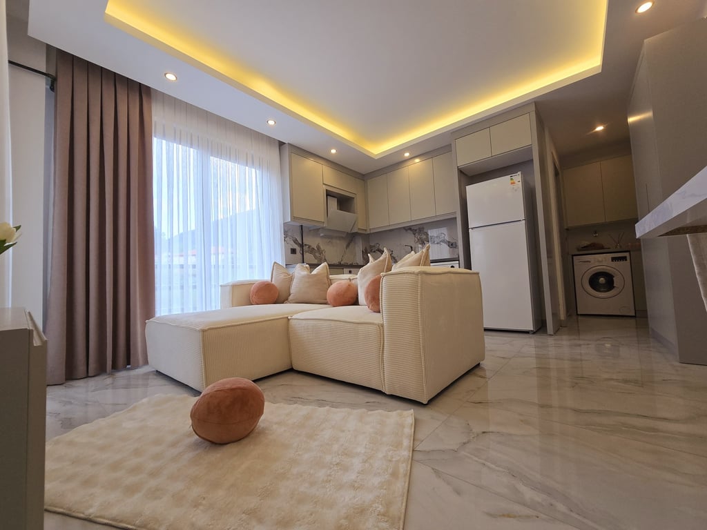 Gerzele'de 1+1 / 55m² Full Eşyalı Balkonlu Sıfır Ultra Lüx Apart - 7