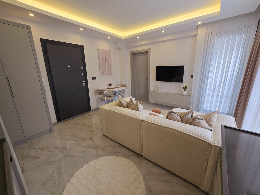 Gerzele'de 1+1 / 55m² Full Eşyalı Balkonlu Sıfır Ultra Lüx Apart - 16