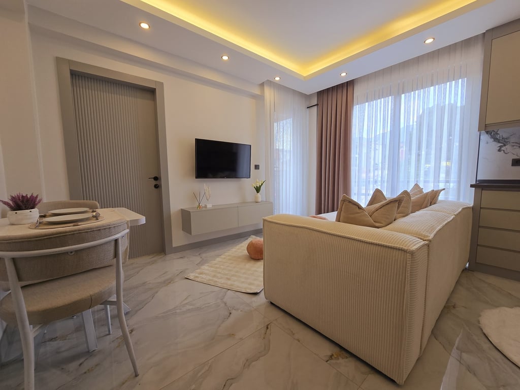 Gerzele'de 1+1 / 55m² Full Eşyalı Balkonlu Sıfır Ultra Lüx Apart - 8