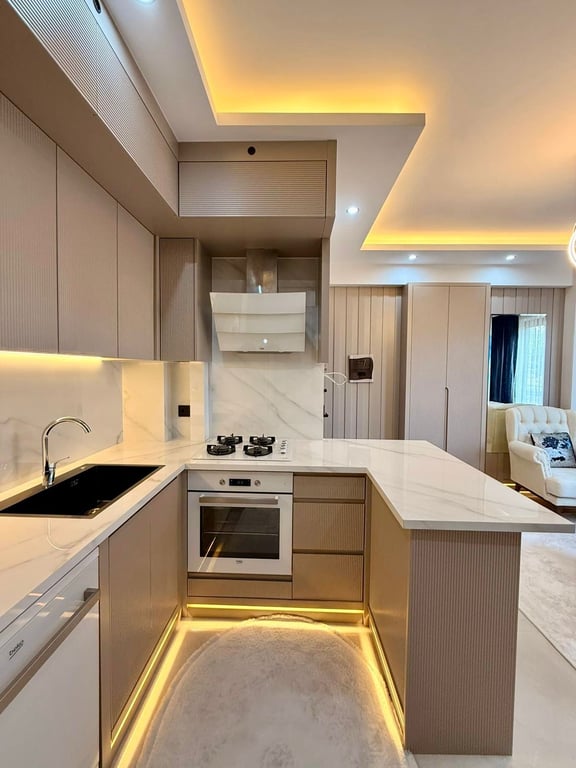 MAX PRIME | 1+1 / 55 m² Full Sıfır Eşyalı Ara kat Balkonlu Apart - 8