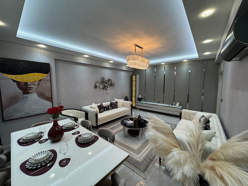 Şemikler Cinkaya Mevkiinde 4+1 / 210 m² Havuzlu Full Konsept Sitede Sıfır Lüx Daireler - 6