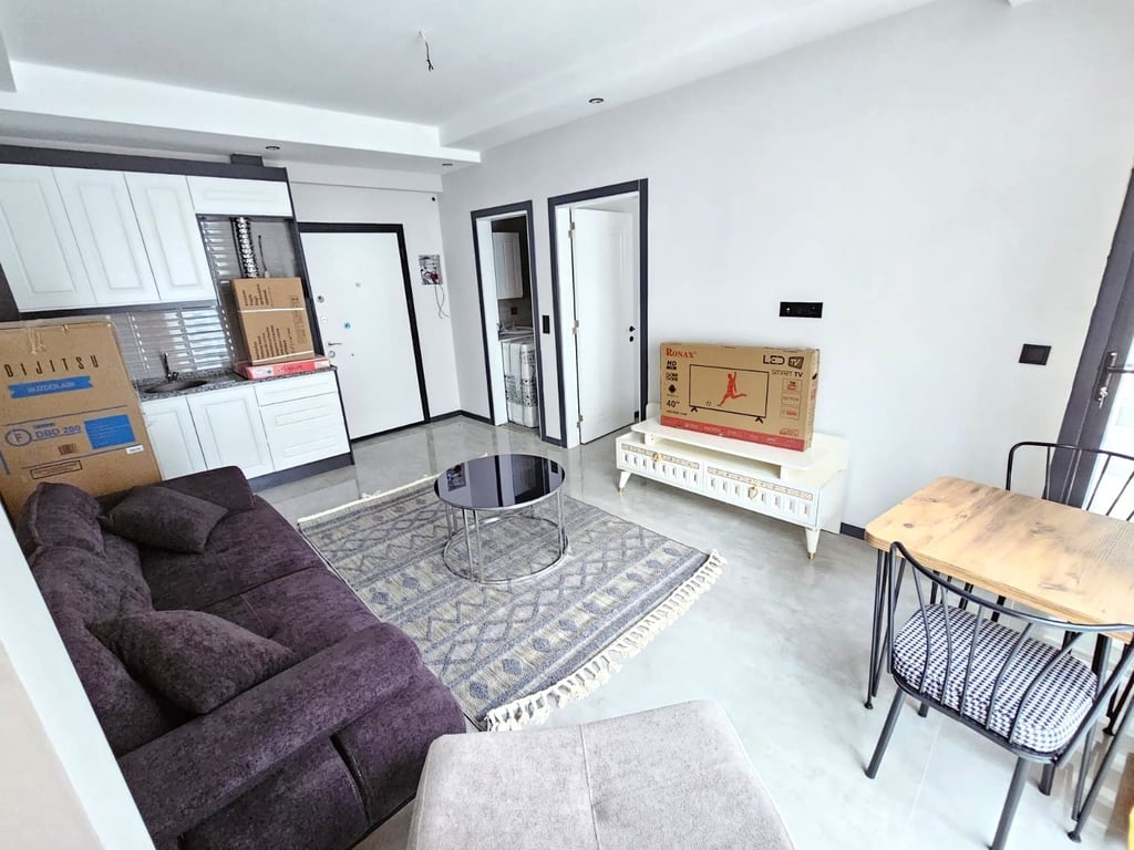 Sırakapılar'da 1+1 / 50 m² Balkonlu Sıfır Lüks Apart