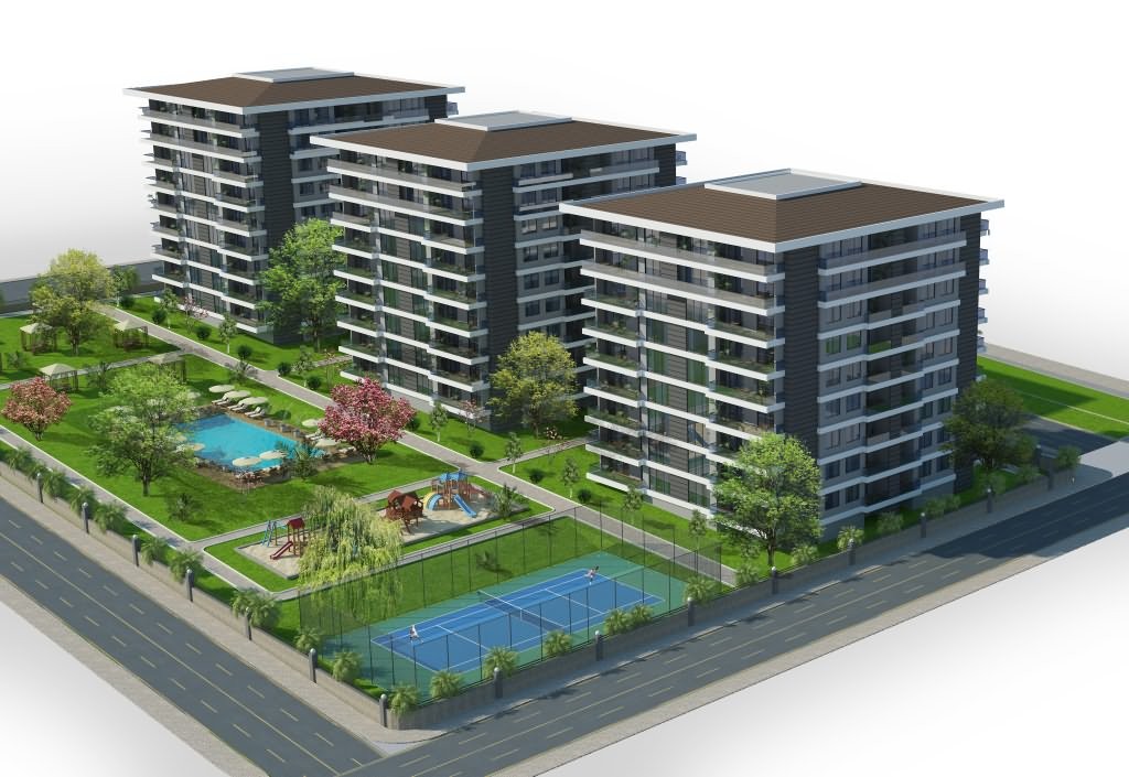 ŞEMİKLER'de AYDEM FEN LİSESİ YAKINI 4+1 / 240 m² FULL SİTE KONSEPT ARA KAT LÜKS DAİRE