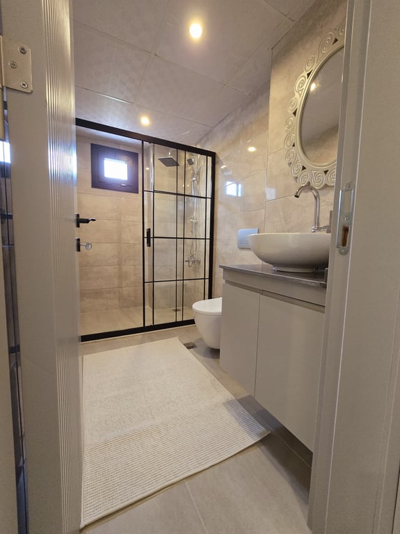 Gerzele'de 1+1 / 55m² Full Eşyalı Balkonlu Sıfır Ultra Lüx Apart - 24