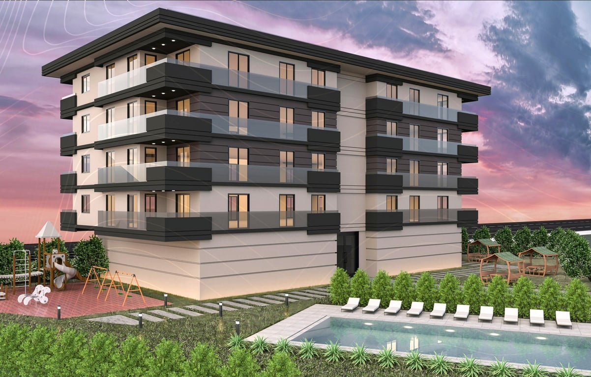 Karahasanlı'da Şehir Hast. Yakını Yeşil Alan Cepheli 2+1 Havuzlu Sitede Lüks Daireler