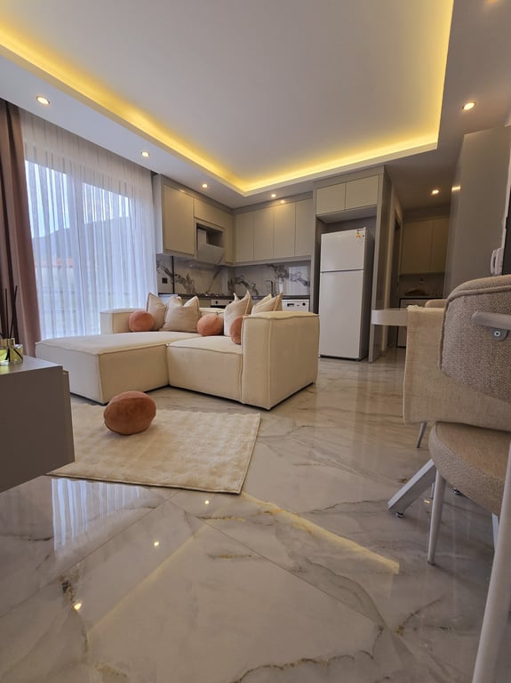 Gerzele'de 1+1 / 55m² Full Eşyalı Balkonlu Sıfır Ultra Lüx Apart - 9