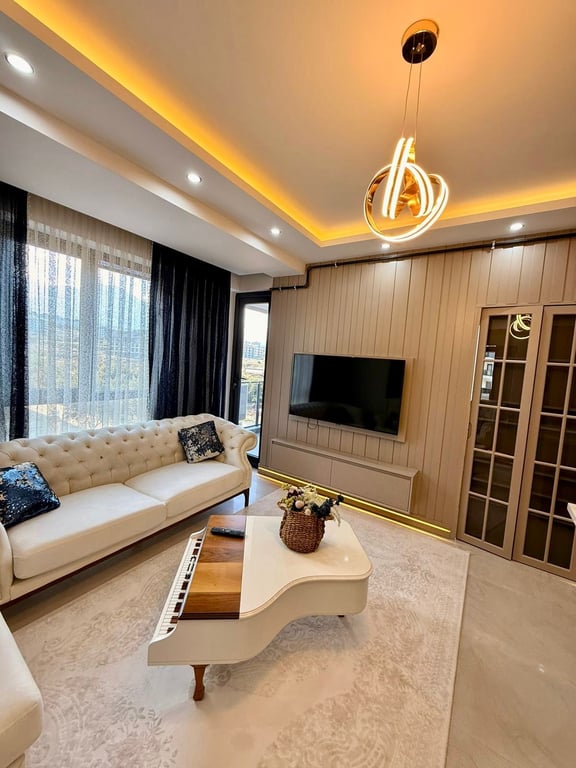 MAX PRIME | 1+1 / 55 m² Full Sıfır Eşyalı Ara kat Balkonlu Apart