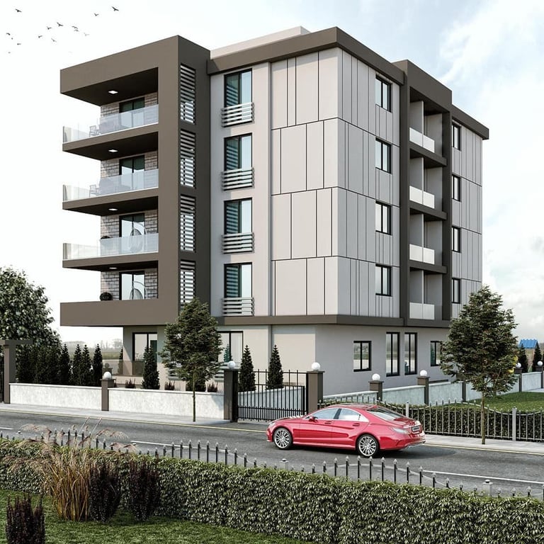 Yenişafak'da Yeşil Alan Cepheli 3+1 E. Banyolu Sıfır Lüks Daire