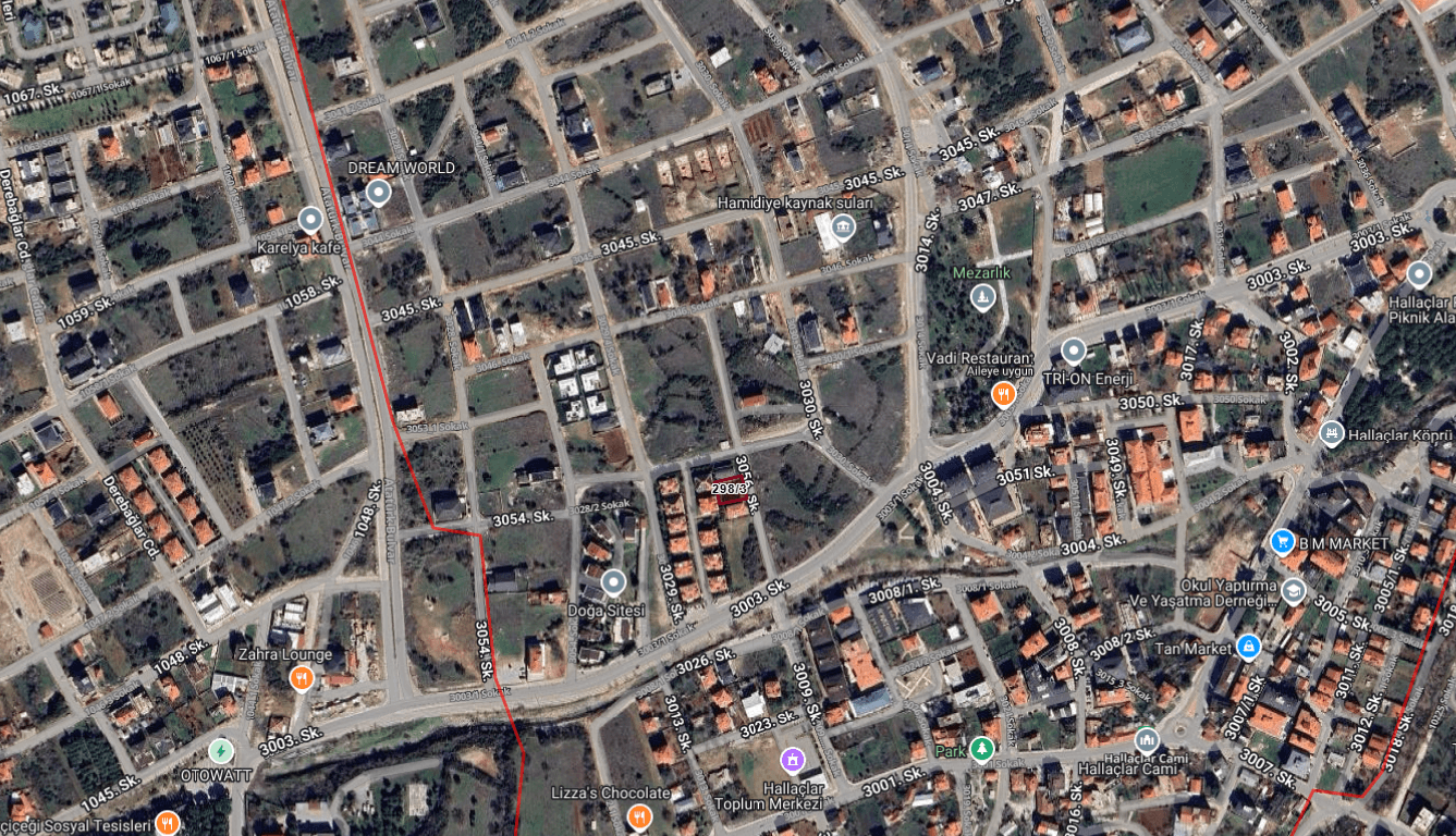 Hallaçlar'da 486 m² Yatıımlık Fırsat Villalık Arsa