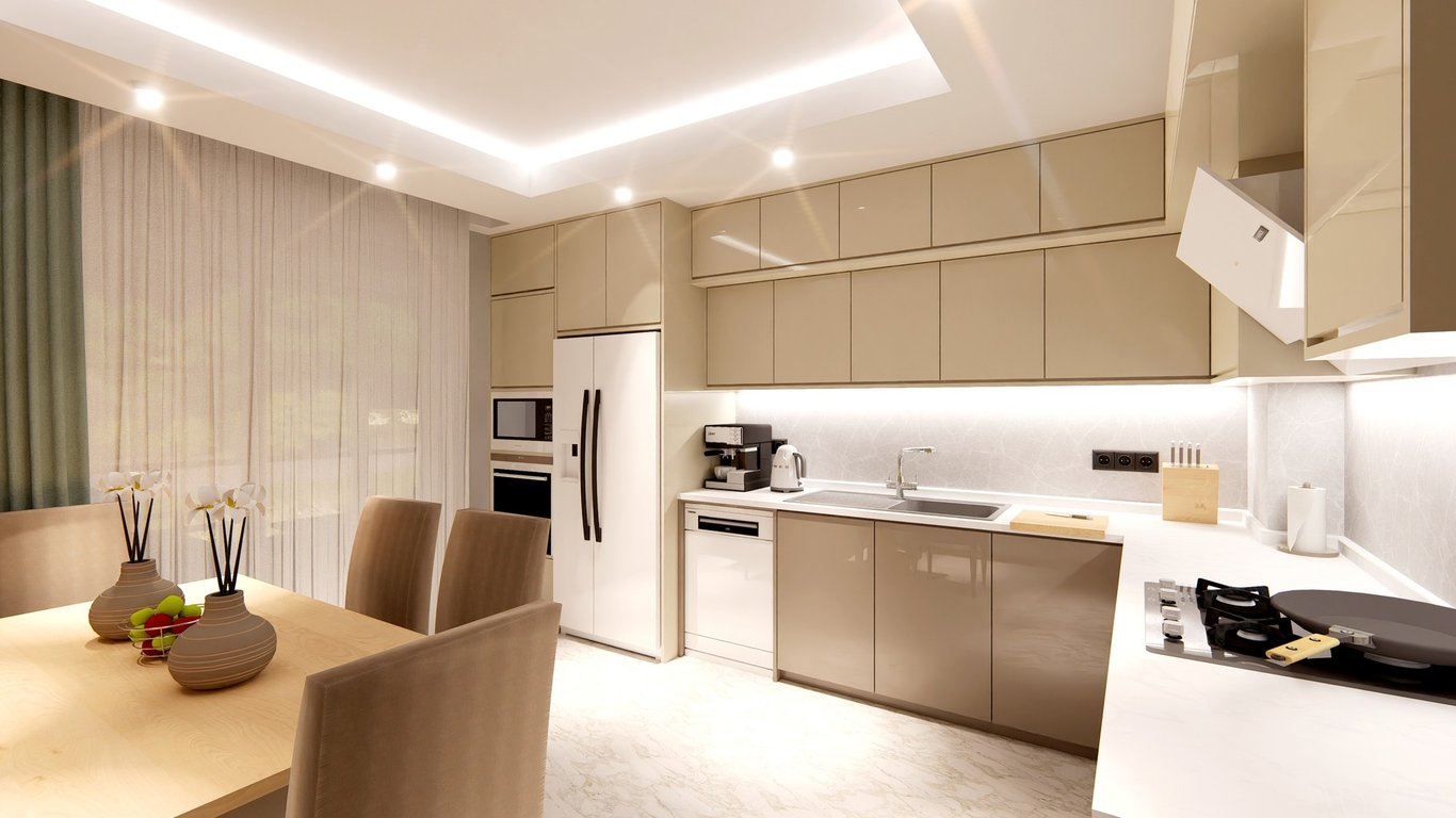 Takasa Açık! Şemikler'de 3+1 Sıfır Ara Kat Lüx Daire - 2