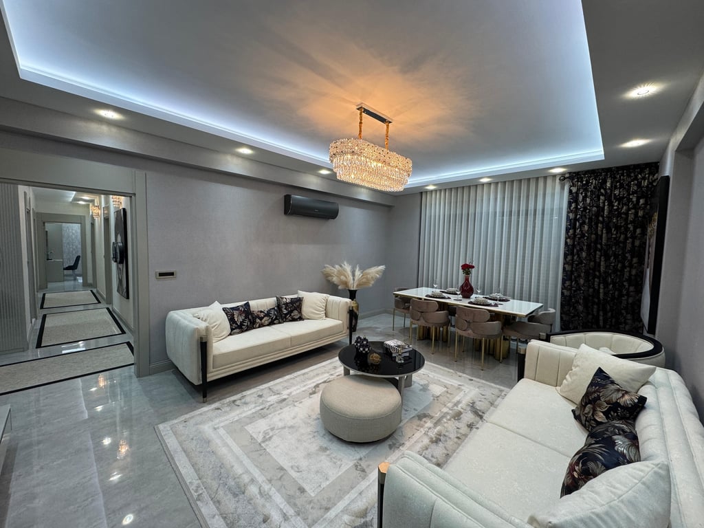 Şemikler Cinkaya Mevkiinde 4+1 / 210 m² Havuzlu Full Konsept Sitede Sıfır Lüx Daireler - 31