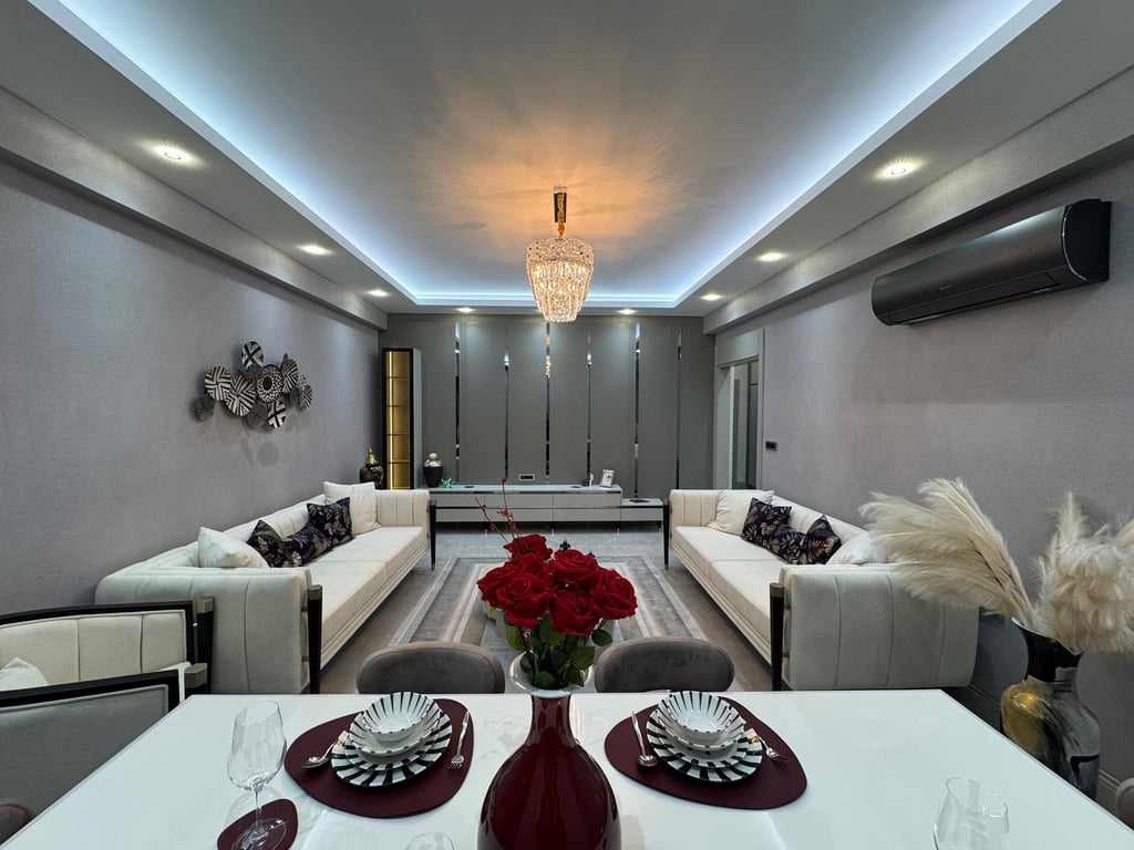 Şemikler Cinkaya Mevkiinde 4+1 / 210 m² Havuzlu Full Konsept Sitede Sıfır Lüx Daireler - 29