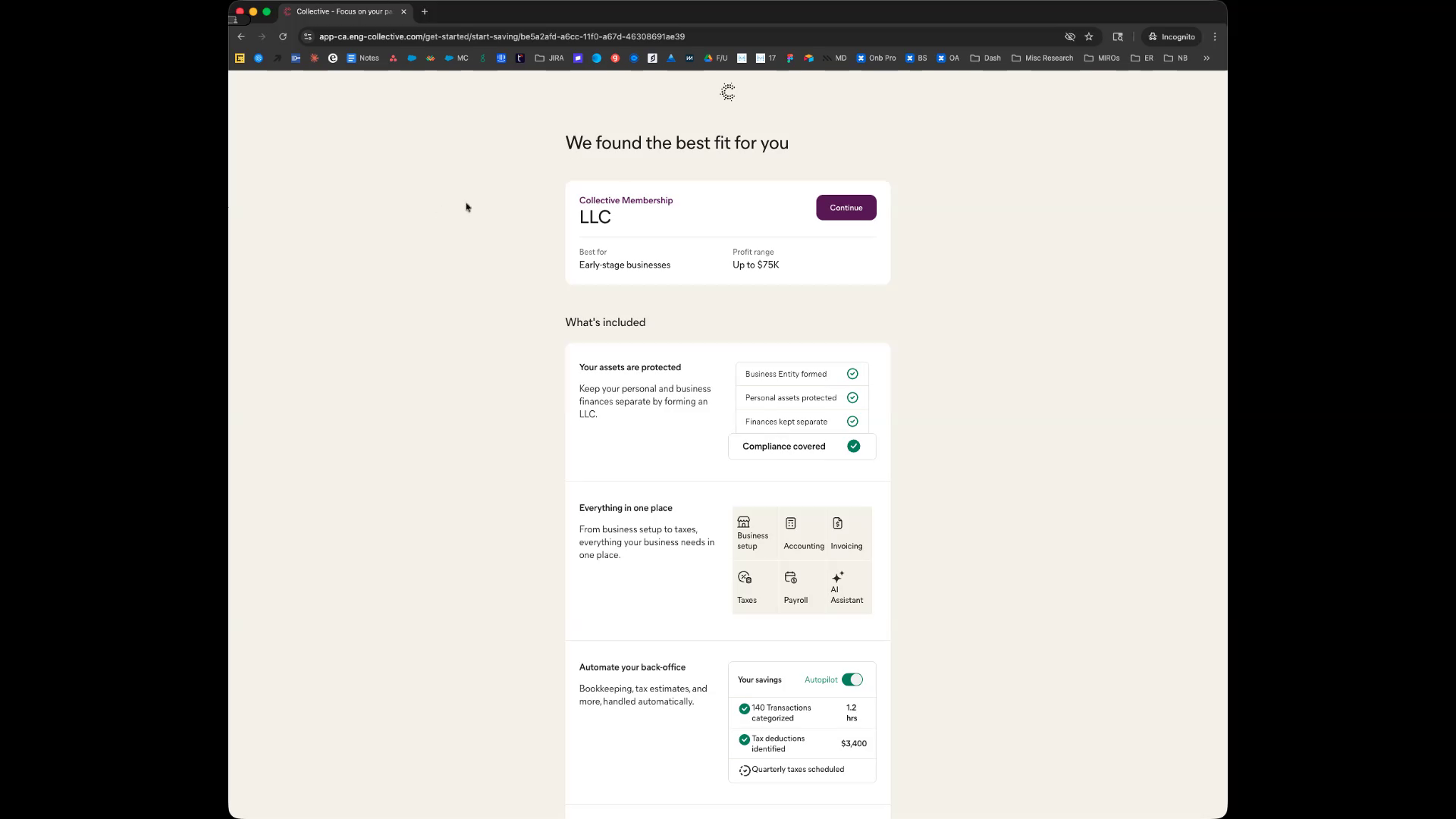 Selecting membership plan
