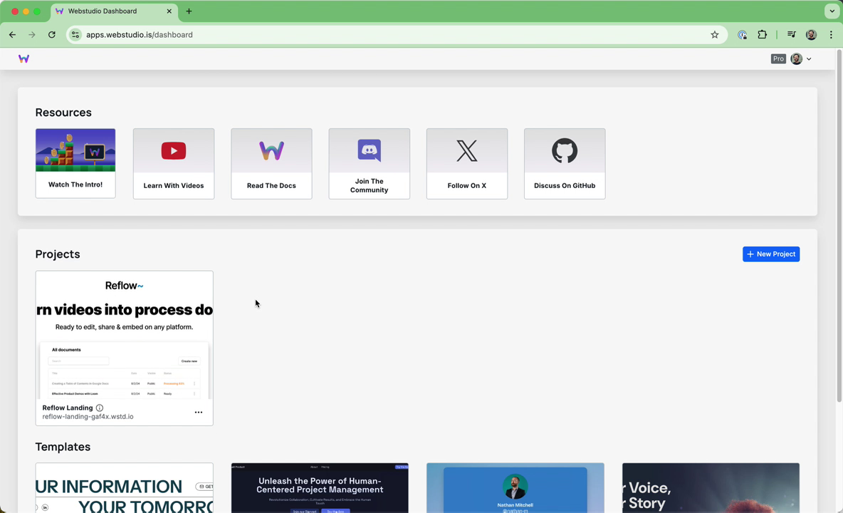 Selecting Your Project