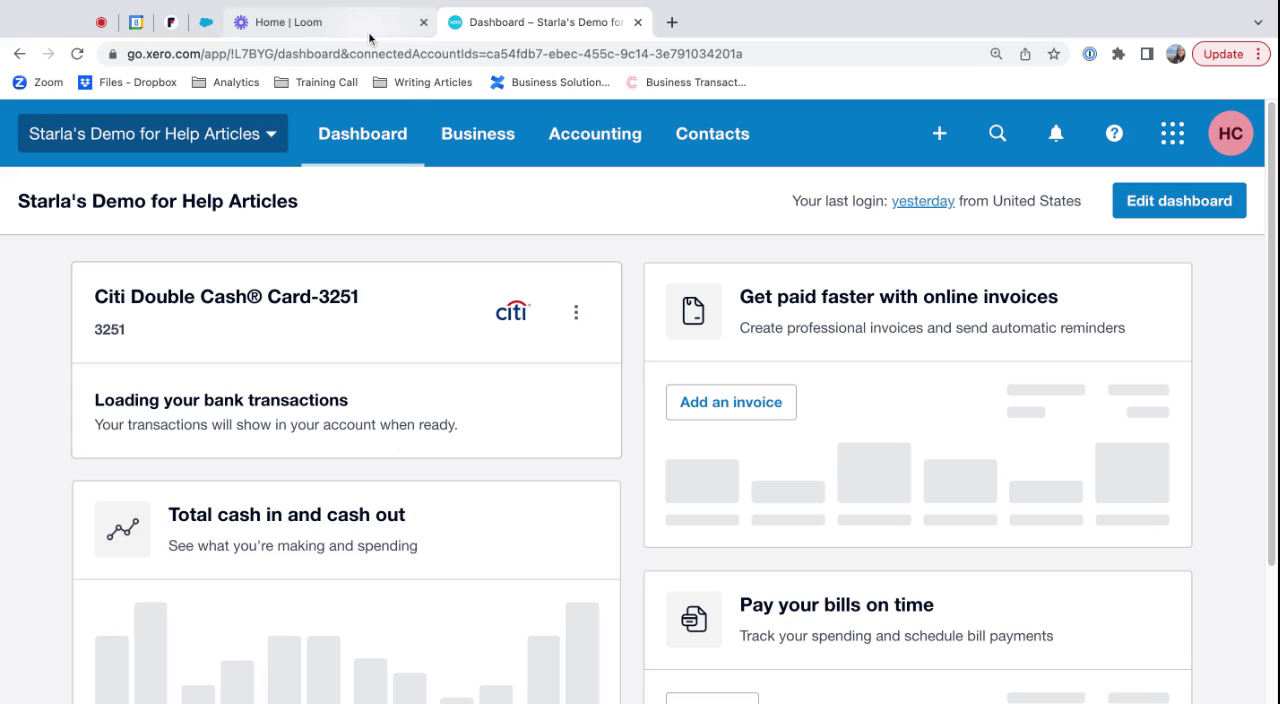 Uploading bank statements