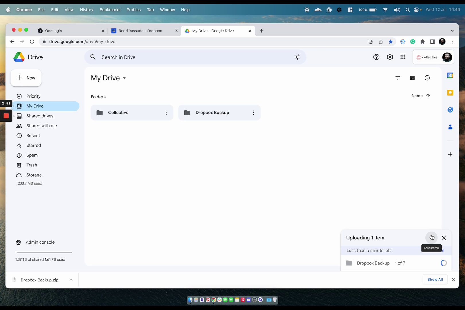 Reorganize files in Google Drive after upload