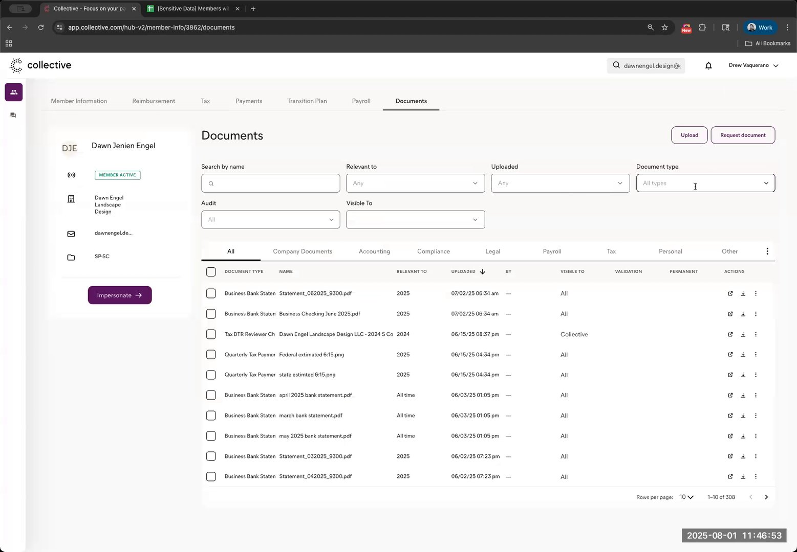Filtering for individual tax return final