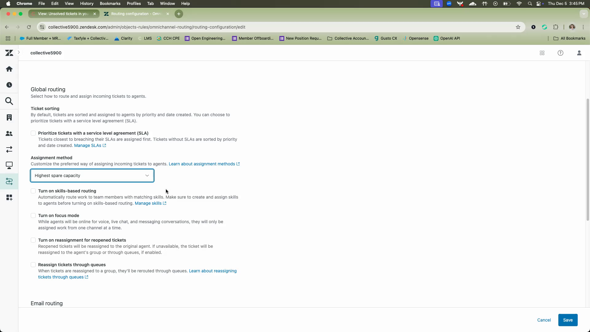 Skills-based routing discussion