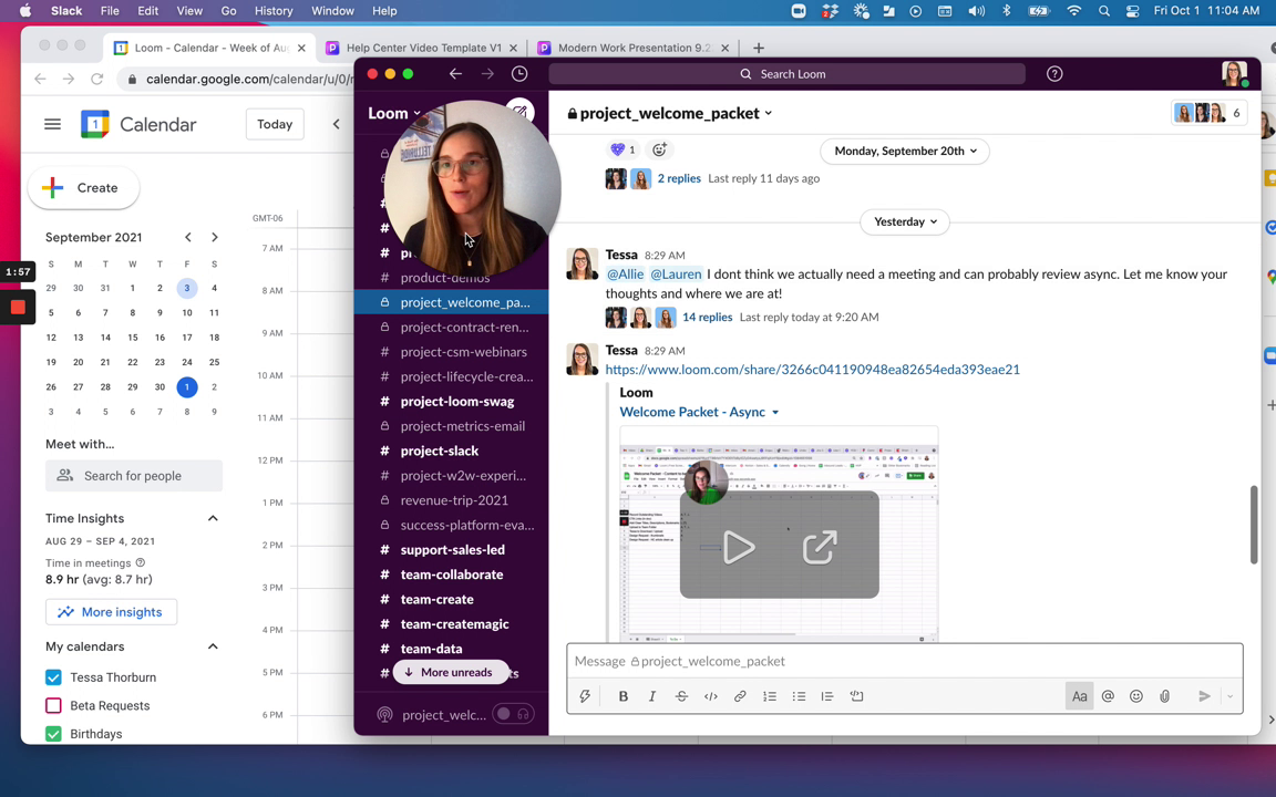 Replacing meetings with Loom