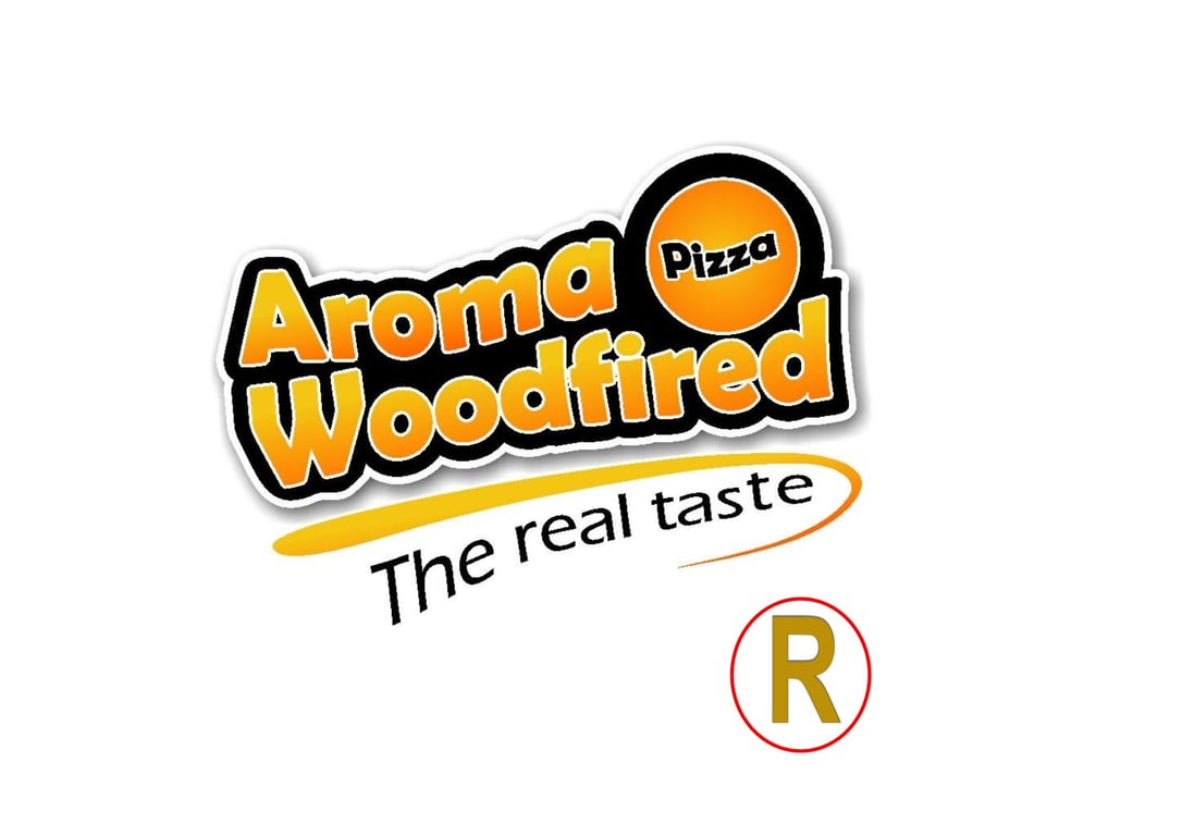 Aroma Woodfired Pizza   TM Logo