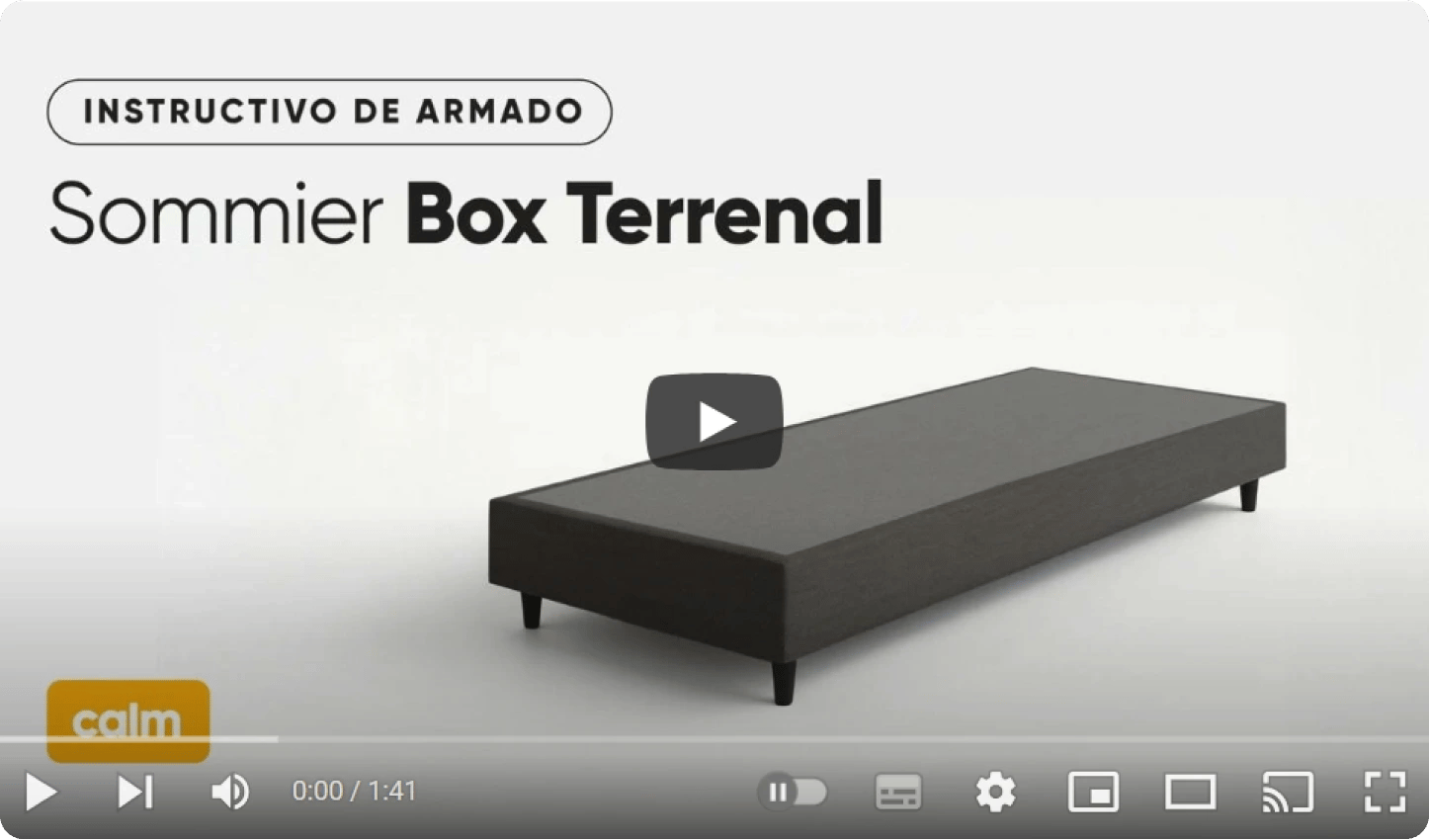 video armado deAsí se arma nuestra base de cama box terrenal