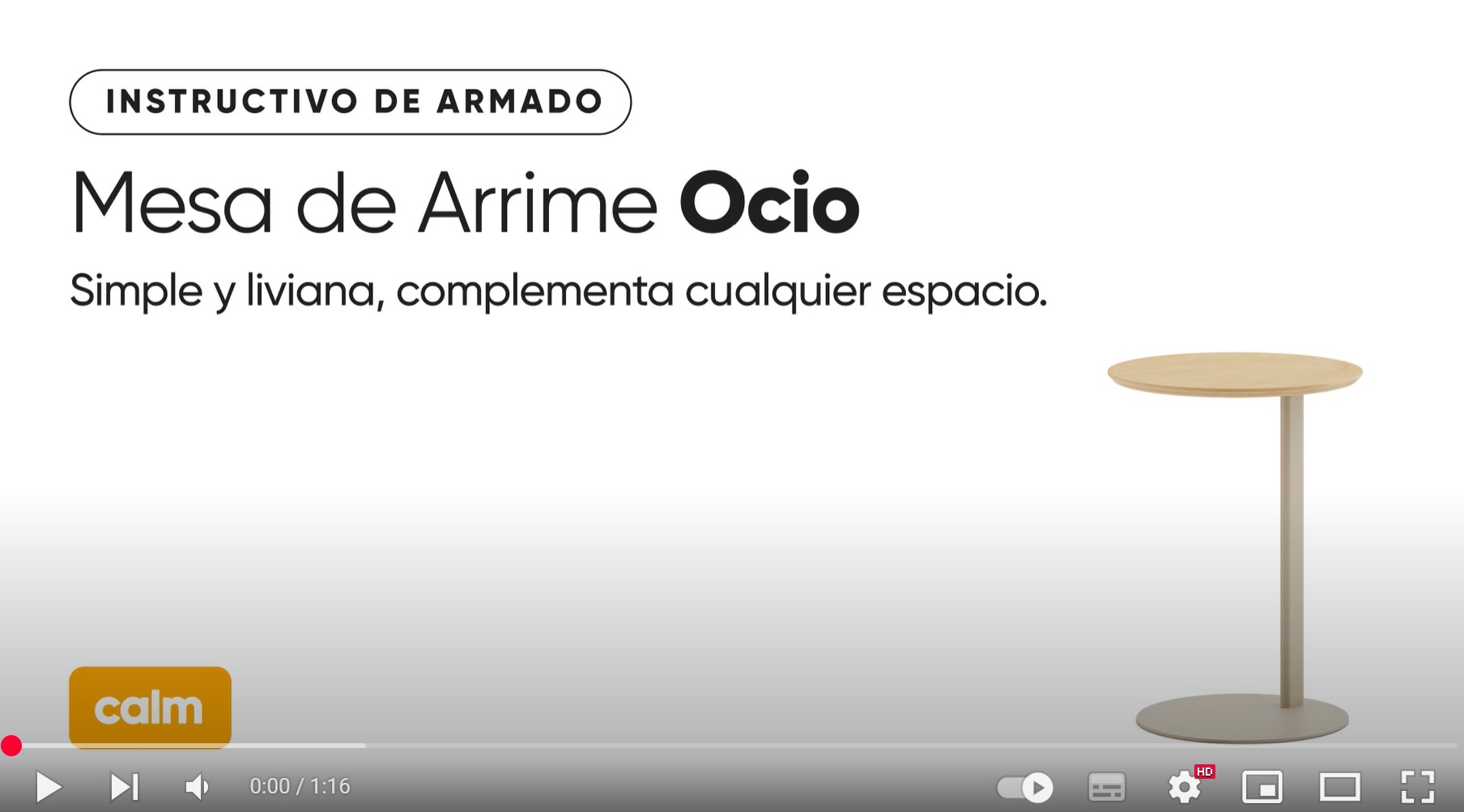 video armado deInstructivo de armado