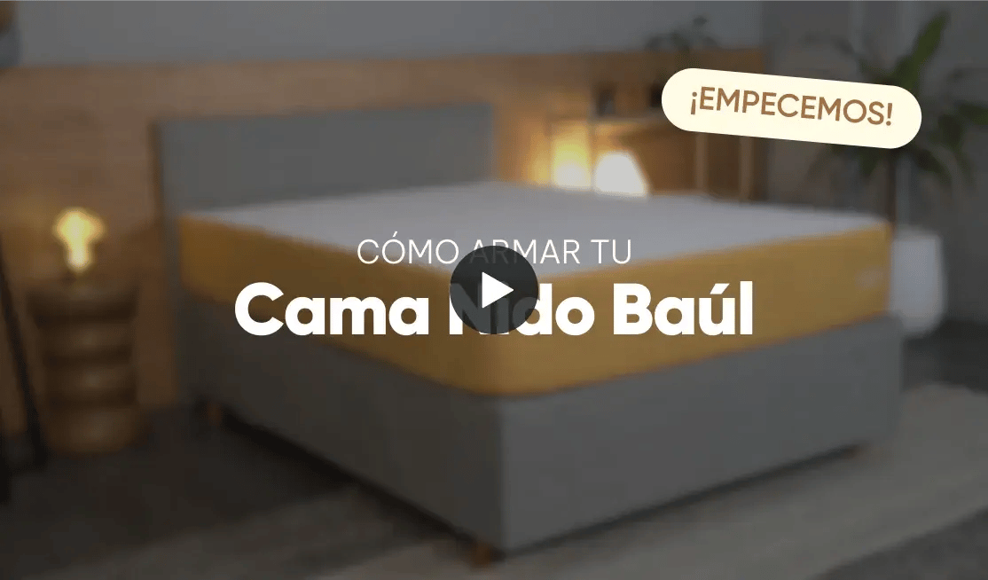 video armado de¿Qué tan fácil de armar es la Cama Nido Baúl?
