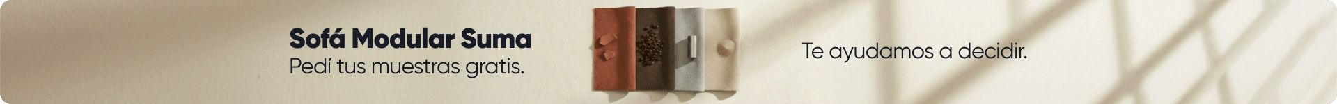 Sofá Modular Suma - Pedí tus muestras gratis