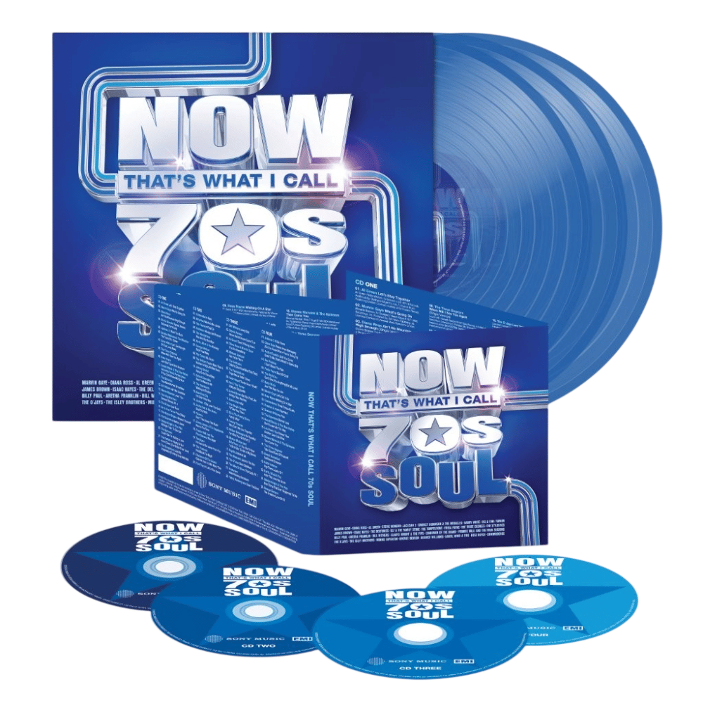 NOW That's What I Call 70s Soul 4CD + Blue 3LP | Various Artists ...