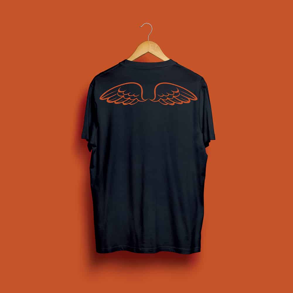 Buy Online Randy's Wing Bar - Gives You Wings - Black/Red Tee