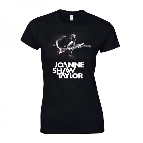 Buy Online Joanne Shaw Taylor - Ladies Black Guitar T-Shirt