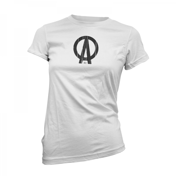 Buy Online Dave Clarke - DC Logo White Womens T-Shirt