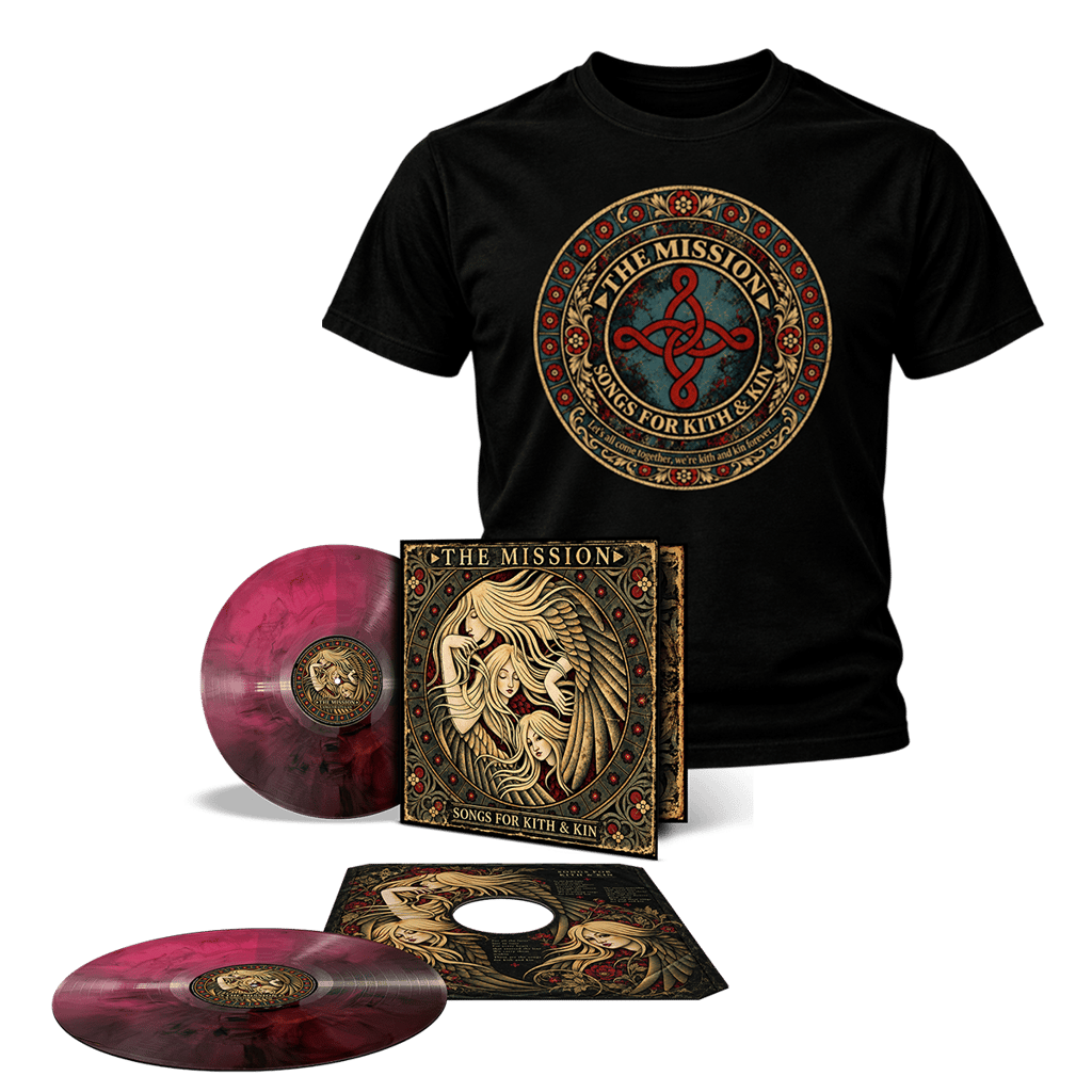 Songs For Kith and Kin Pink with Black Smoke 2LP Vinyl + T-Shirt | The ...
