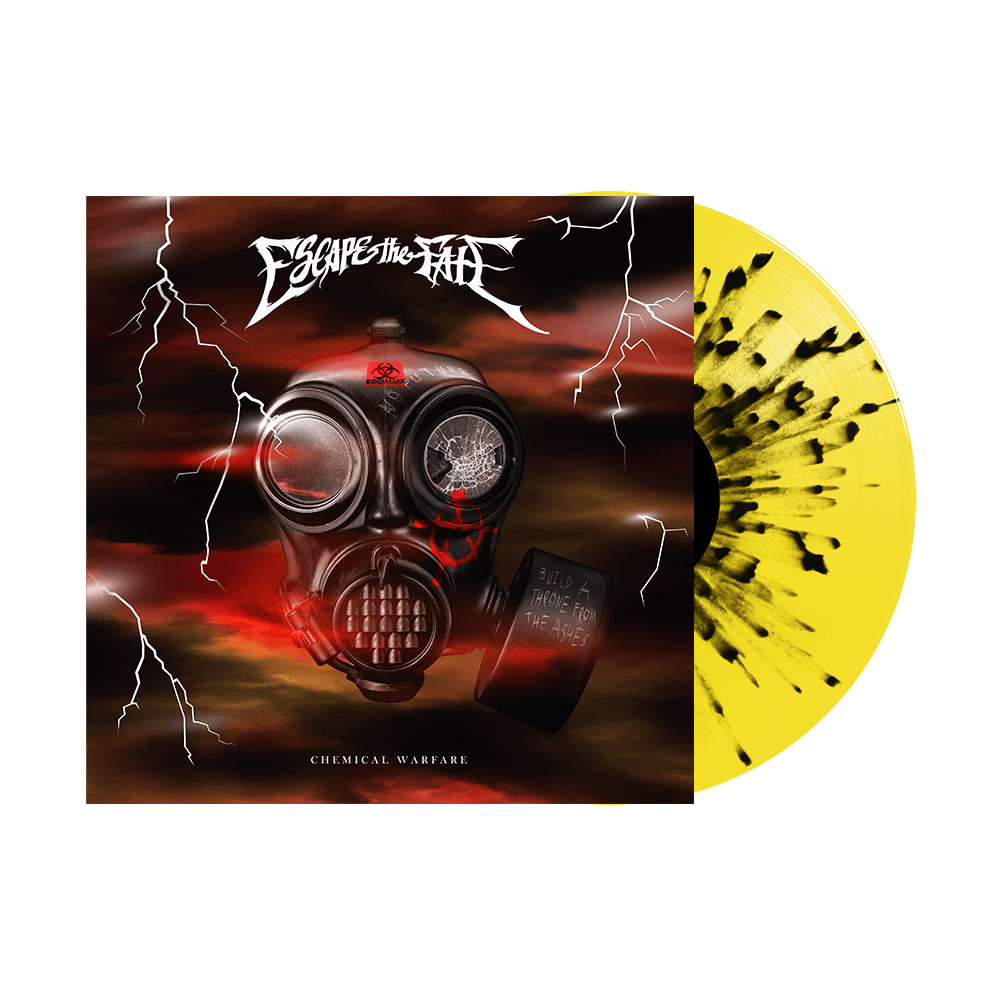 Buy Online Escape The Fate - Chemical Warfare Yellow Splatter