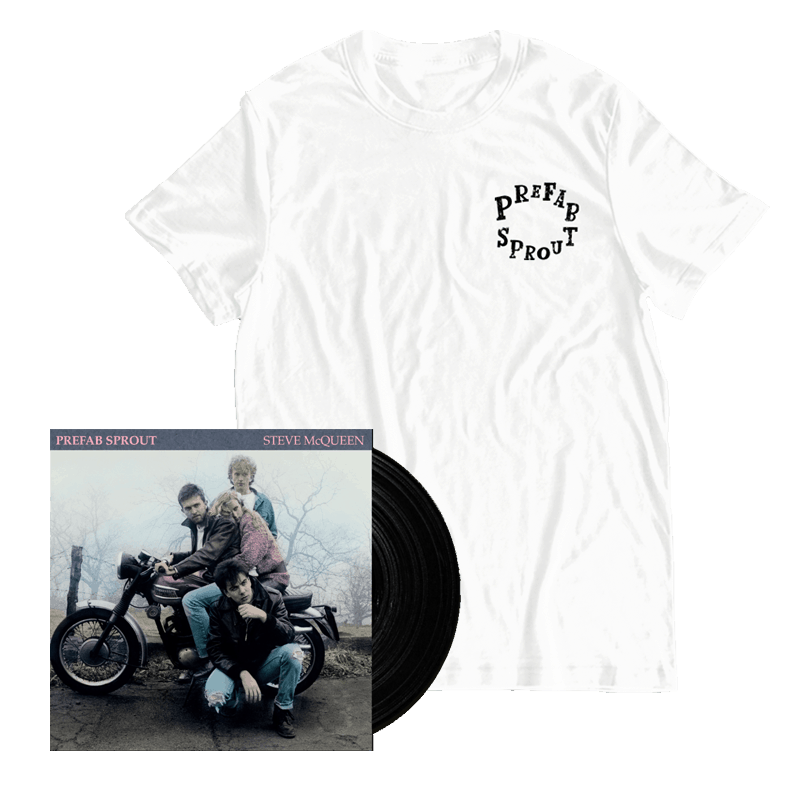 Buy Online Prefab Sprout - Steve McQueen (Remastered) Heavyweight Vinyl + White T-Shirt