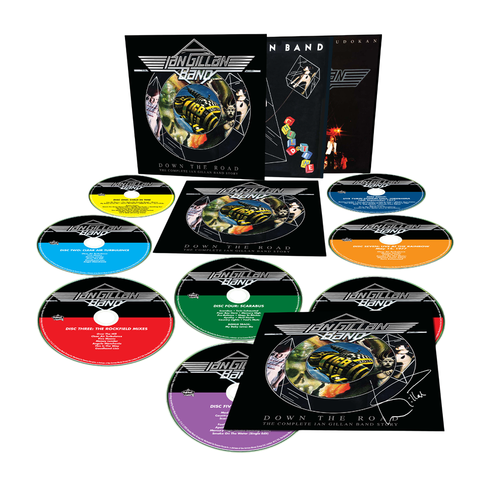 Down The Road – The Complete Ian Gillan Band Story 8CD | Ian