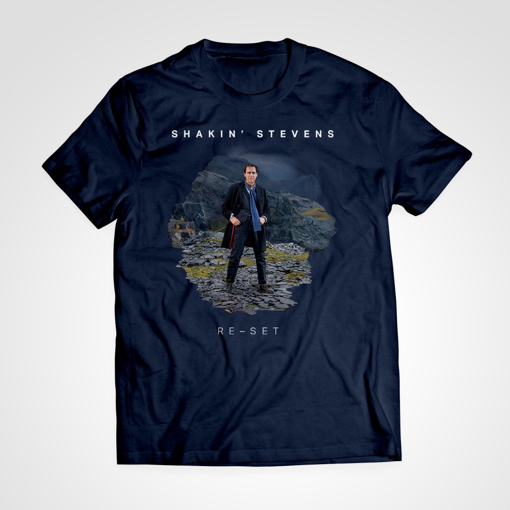 Buy Online Shakin' Stevens - RE-SET - Navy Short Sleeve T-Shirt