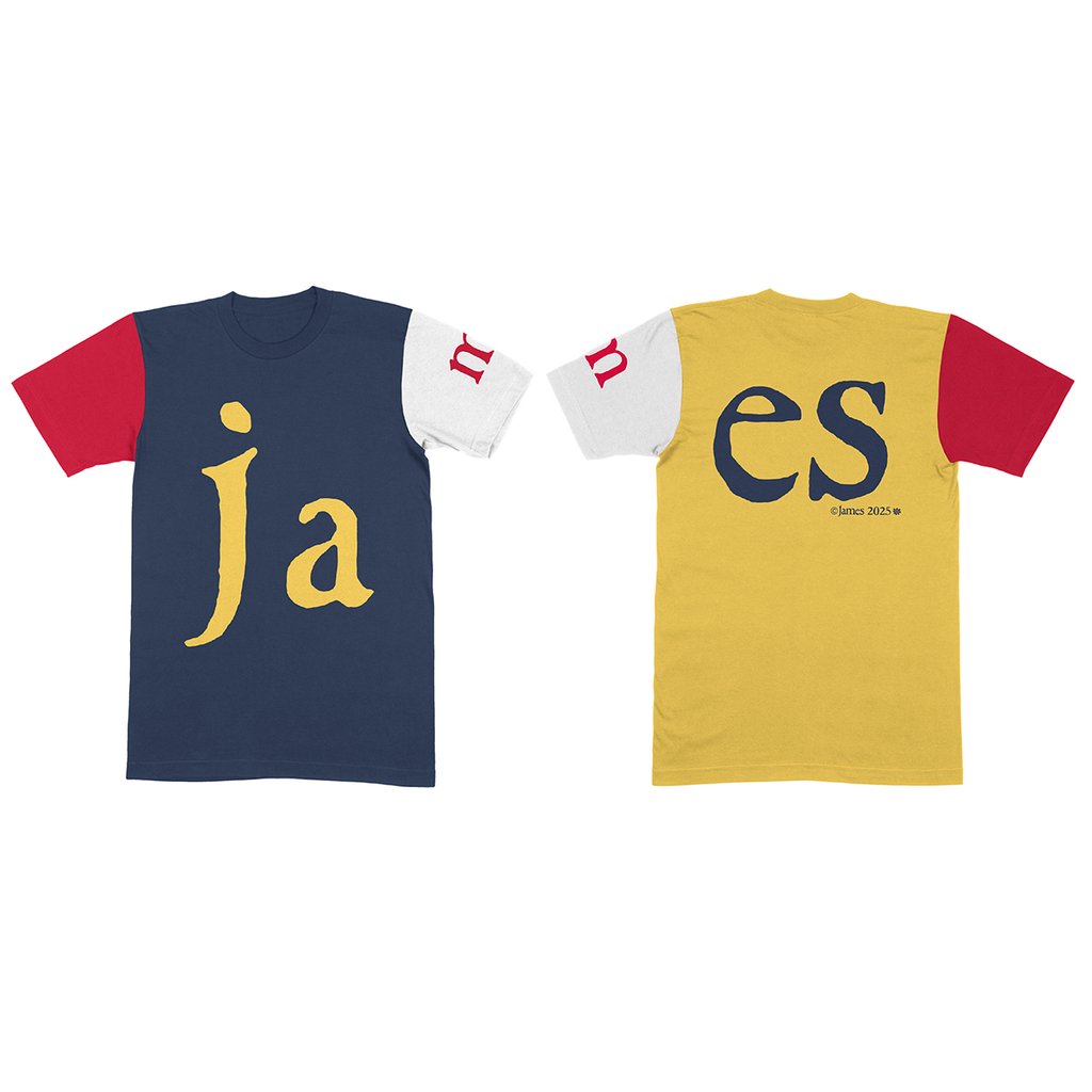 Multi Coloured Panel T-Shirt | James | James