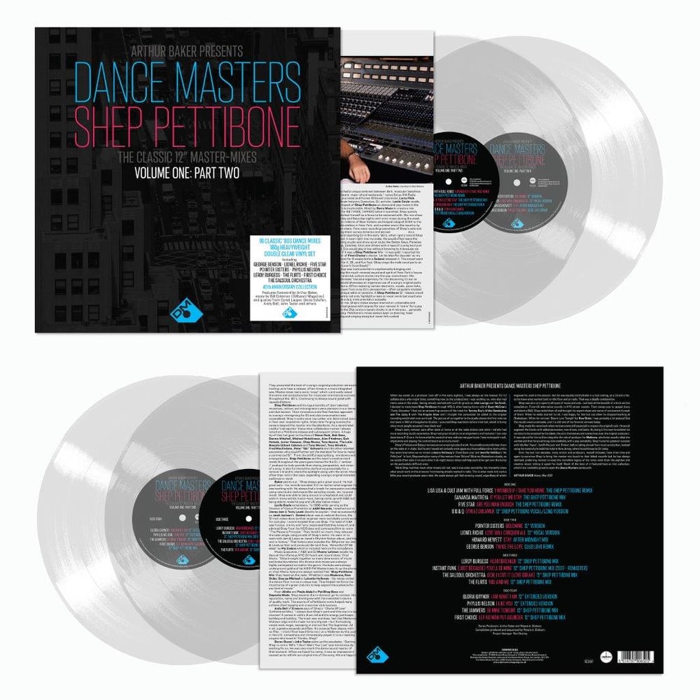 Arthur Baker, Dance Masters / The Shep Pettibone Master Mixes Vol. 1 Part 2 (Clear Vinyl) Arthur Baker, Dance Masters / The Shep Pettibone Master Mixes Vol. 1 Part 2 (Clear Vinyl)