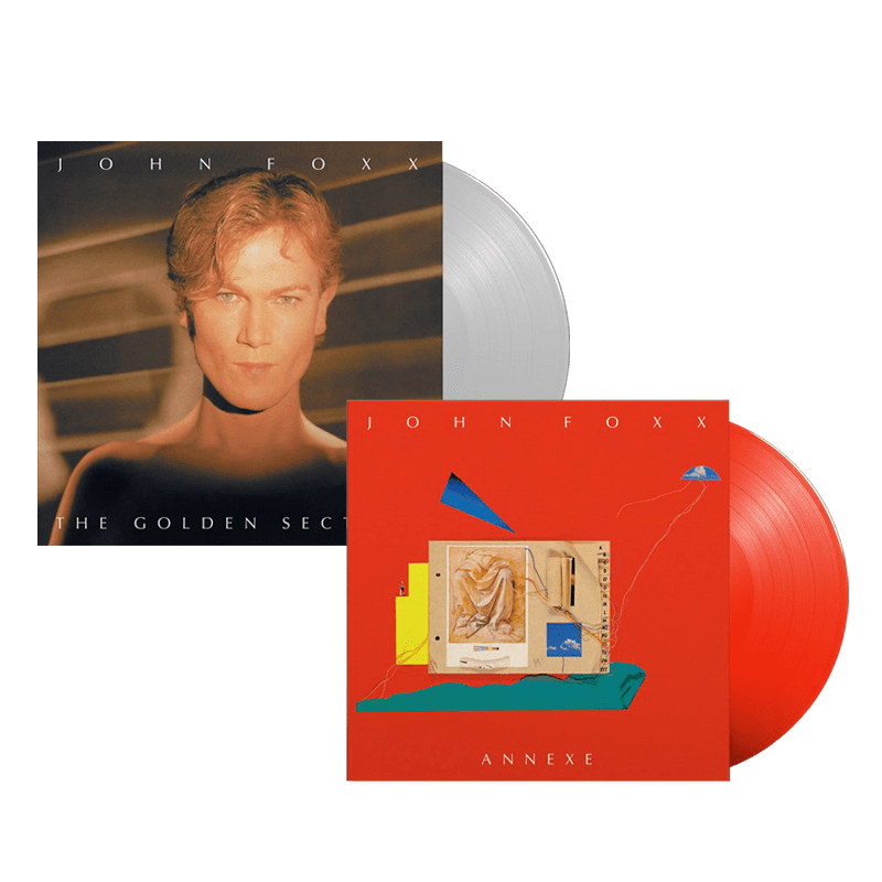 Buy Online John Foxx - The Golden Section 40th Anniversary Clear Vinyl + Annexe Red Vinyl