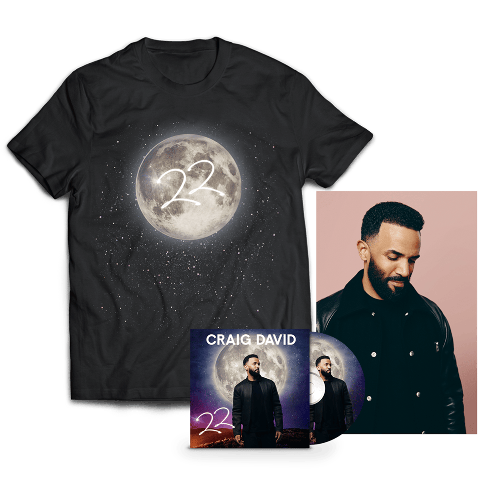 Buy Online Craig David - 22 CD + T-Shirt (Inc Signed Print)