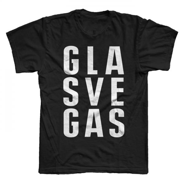 Buy Online Glasvegas - Black FWA Stacked Logo T-Shirt