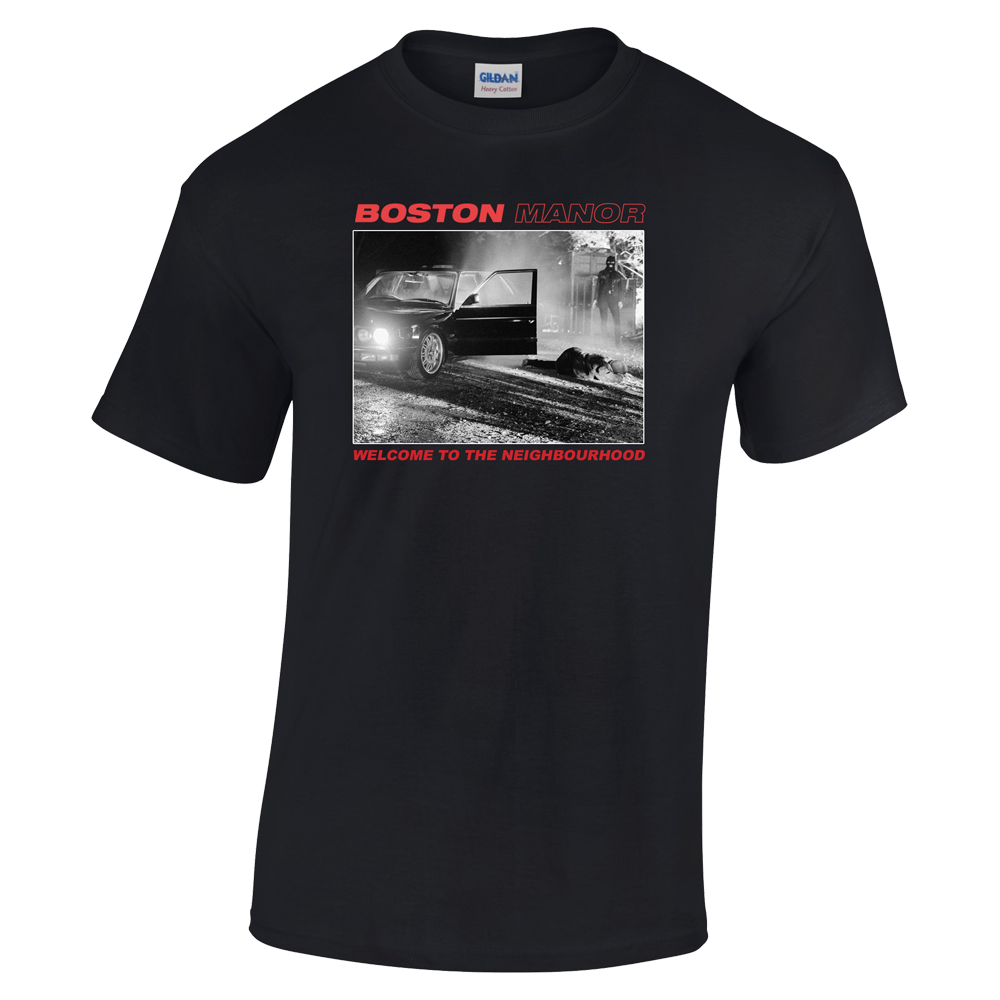 Buy Online Boston Manor - Welcome to The Neighbourhood T-Shirt