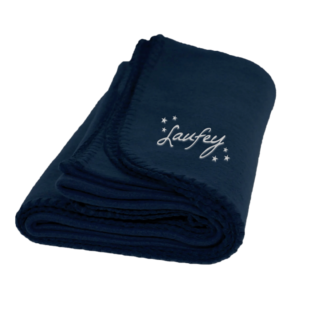 Starry Embroidered Blanket on Laufey Online Store